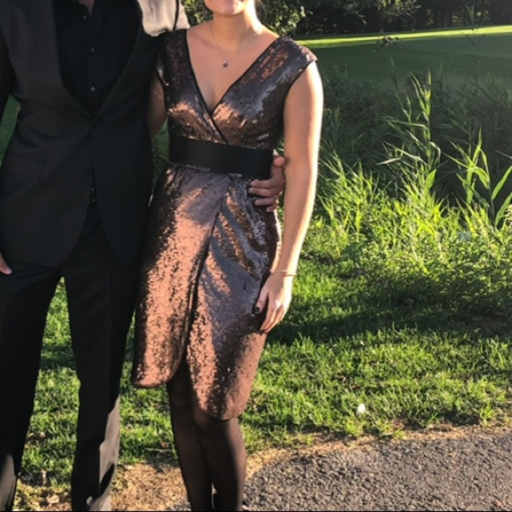 BCBG sequin formal dress